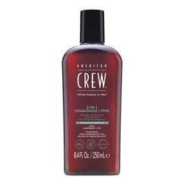 American Crew 3-in-1 Chamomile + Pine Szampon, odżywka i żel pod prysznic, 250ml