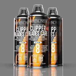 IMMORTAL Clipper Blades Care 8w1 Spray do dezynfekcji i konserwacji maszynek do włosów, 400ml