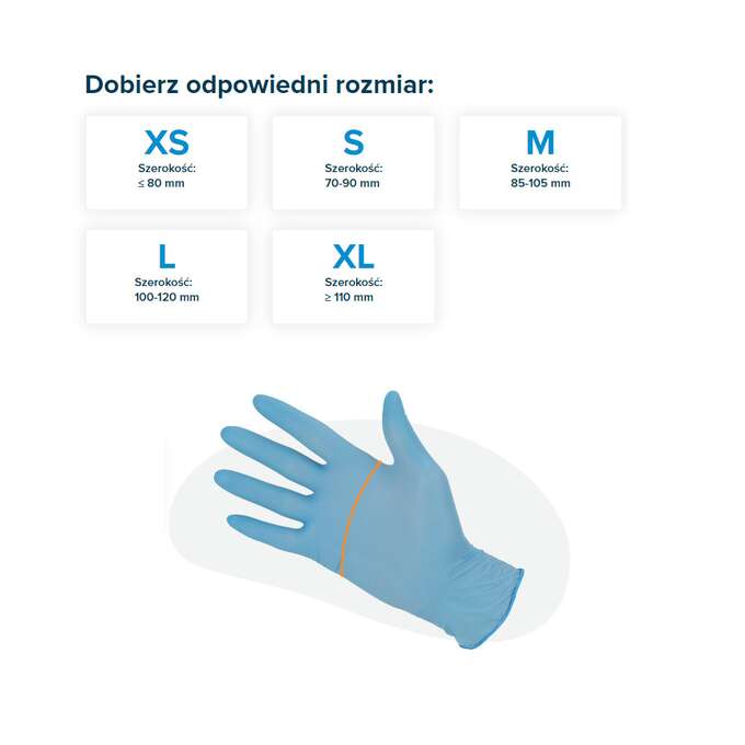 MERCATOR NITRYLEX PINK Rękawice nitrylowe różowe rozmiar M 100 sztuk