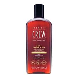 American Crew 3-in-1 Ginger + Tea Szampon, odżywka i żel pod prysznic, 450ml