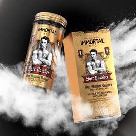 IMMORTAL One Million Dollars Powder Matowy Puder do włosów zwiększający objętość, 20g