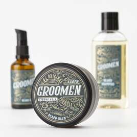 Groomen Zestaw do brody EARTH Strong Hold