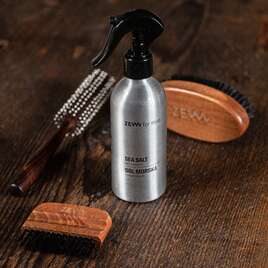 ZEW for men, Sól morska w sprayu z olejem lnianym, 240ml