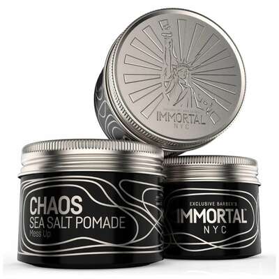 IMMORTAL NYC Chaos Sea Salt Pomade Matowa pomada z solą morską, 100ml