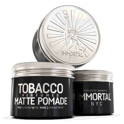 IMMORTAL NYC Tobacco Matte Pomade Pomada do włosów, 100ml