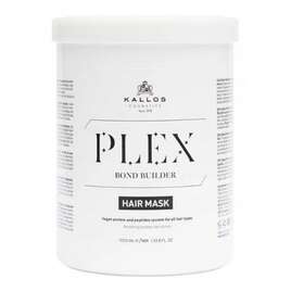 Kallos Plex Bond Builder Maska do włosów z białkiem roślinnym i peptydami, 1000ml