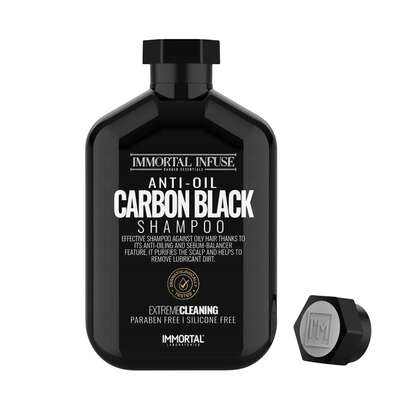 IMMORTAL Carbon Black Oczyszczający Szampon do przetłuszczających włosów, 500ml