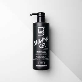L3VEL3 Transparent Shaving Gel Ice - Przezroczysty żel do golonia, 500ml