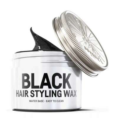 IMMORTAL NYC Black Hair Wax Czarna pomada koloryzująca, masująca siwe włosy, 100ml