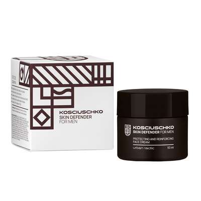 KOSCIUSCHKO Skin Defender for Men Krem ochronny i wzmacniający do twarzy, 50ml