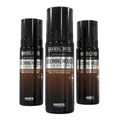 IMMORTAL Grooming Mousse Pianka do włosów i brody, 150ml