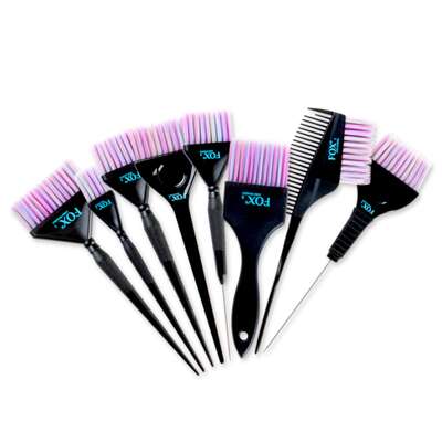 FOX Color Brushes Zestaw pędzli do farbowania włosów, 8 sztuk