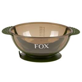 FOX Miseczka do farb z silikonową przyssawką, oliwkowa, 300ml