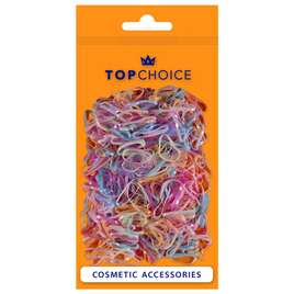 TOP CHOICE Gumki do włosów zestaw elastycznych gumeczek do warkoczyków 500 sztuk