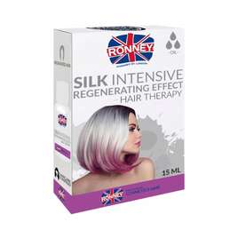 Ronney Hair Oil Silk Intensive Regenerating Effect Olejek do włosów z jedwabiem, 15ml