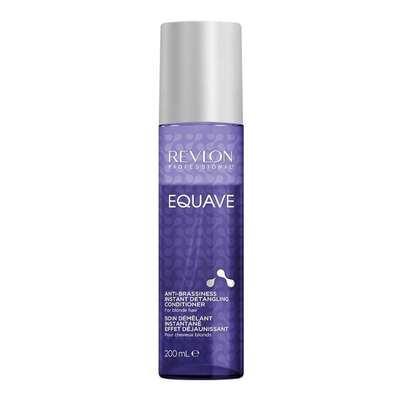 Revlon Equave Anti-Brassiness Instant Detangling Dwufazowa odżywka ułatwiająca rozczesywanie do włosów blond, siwych i rozjaśnianych, 200ml