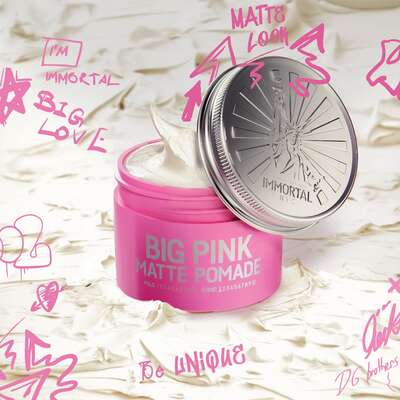 IMMORTAL NYC Big Pink Matte Pomade Matowa pomada do włosów, 100ml