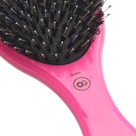 Olivia Garden Expert Care Oval Boar &amp; Bristles Pink Szczotka do włosów z włosiem z dzika