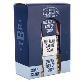 The Bluebeards Revenge Soap Stack - Zestaw mydeł do ciała dla mężczyzn, 3x175g