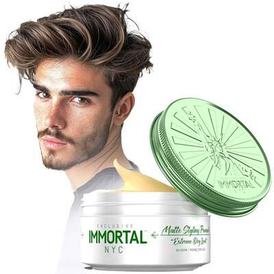 IMMORTAL NYC Extreme Dry Look Matte - Matowa Pomada do włosów, 150ml
