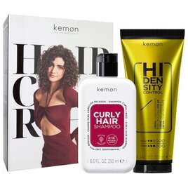 Kemon Curly Kit Zestaw do włosów kręconych ( Curly Hair Szampon + Hi Density Control Krem do stylizacji)