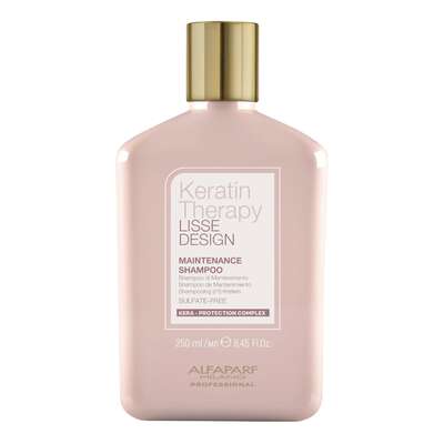 Alfaparf Lisse Design Keratin Therapy Maintenance Shampoo - Szampon po keratynowym prostowaniu włosów, podtrzymujący efekt wygładzenia, 250ml