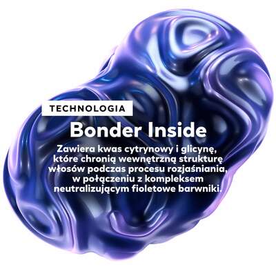 L'Oreal Professionnel Blond Studio Bonder Inside 8 Fioletowy balsam rozjaśniający do 8 tonów, 500g