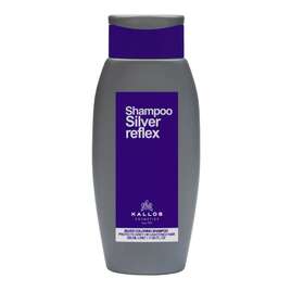 Kallos Silver Reflex Fioletowy szampon do włosów rozjaśnianych, blond i siwych, neutralizuje żółte tony, 350ml