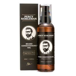 Percy Nobleman Beard Conditioning Oil Fragrance Free - Bezzapachowy olejek do brody, 100ml