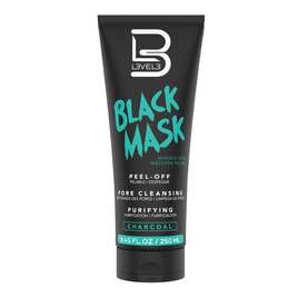 L3VEL3 Black Charcoal Peel-Off Face Mask - Oczyszczająca maska do twarzy z węglem aktywowanym, 250ml