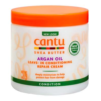CANTU Argan Oil Leave-In Cream - Odżywka do włosów z olejem arganowym, 453g
