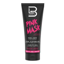L3VEL3 Pink Peel-Off Face Mask - Oczyszczająca maska do twarzy z glinką kaolinową, 250ml