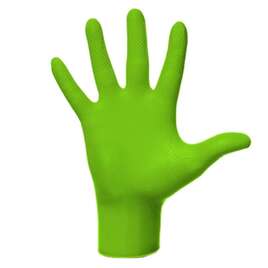 MERCATOR GOGRIP GREEN Mocne rękawiczki nitrylowe M zielone 50 sztuk