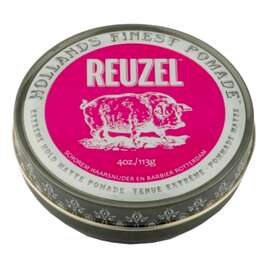 Reuzel Pink Extreme Hold Matte Pomada do włosów, bardzo mocna, 113g