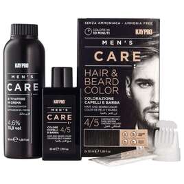 KayPro Men's Care Zestaw do farbowania włosów i brody 4-5 Dark Brown