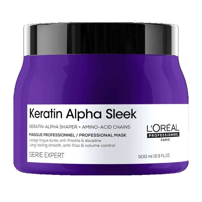 L'Oreal Professionnel Keratin Alpha Sleek Wygładzająca maska do włosów, 500ml
