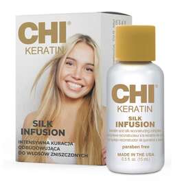 Farouk CHI Keratin Silk Infusion jedwab do włosów 15ml