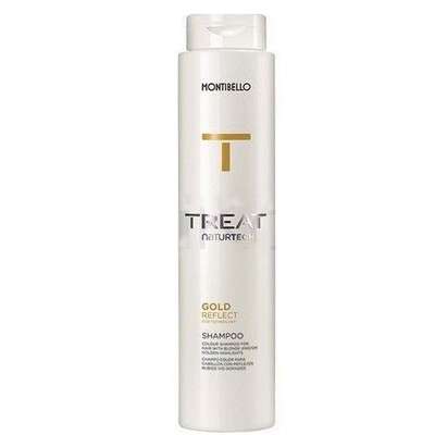 Montibello Treat Gold Reflect szampon rewitalizujący do włosów z refleksami, złoty, 300ml