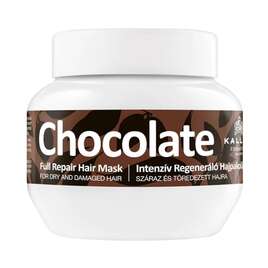 Kallos Chocolate Intensywnie regenerująca maska ​​do włosów suchych i zniszczonych, 275ml
