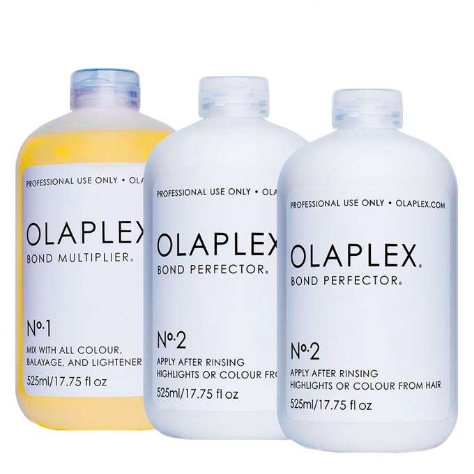 Olaplex zestaw No.1 Bond Multiplier 525ml, No.2 Bond Perfector