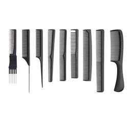 FOX zestaw grzebieni Line BLACK 9 szt + etui