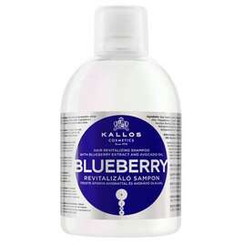 KALLOS KJMN BLUEBERRY Szampon do włosów suchych i zniszczonych, 1000ml
